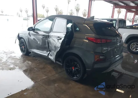2021 Hyundai Kona Night from USA, damaged, VIN KM8K63A55MU691328